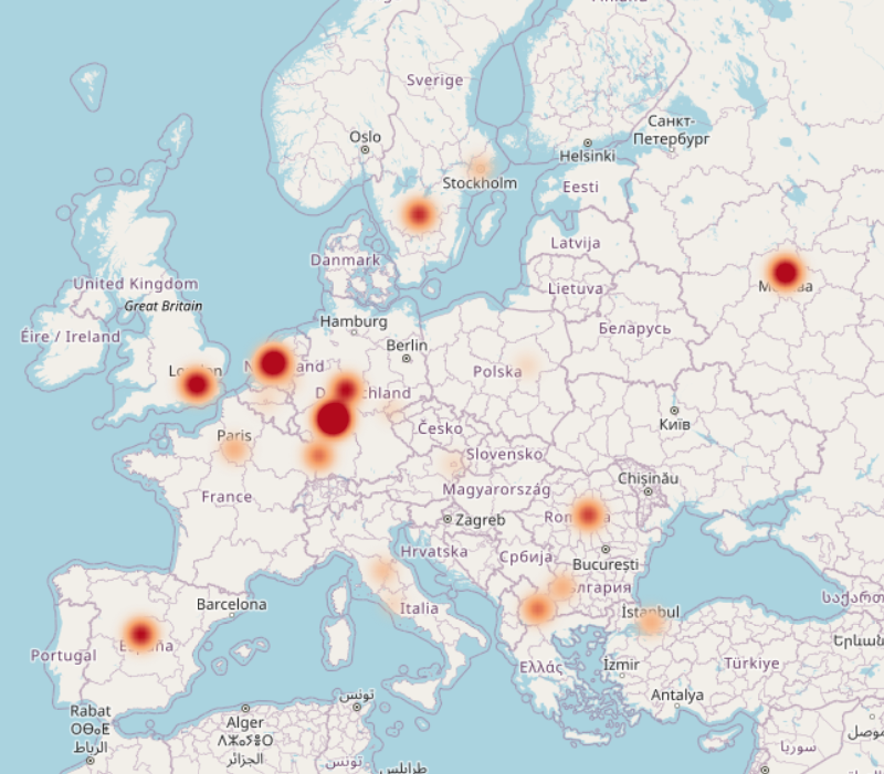 Threat Map Screenshot